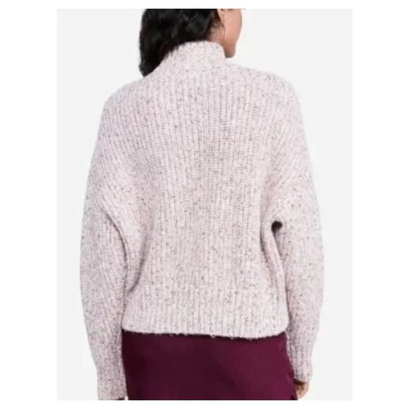Express 'Rose Gold' Heathered Cable Knit Sweater - NWT - Picture 7 of 7